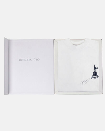 Spurs Dave Mackay Signed Boxed Shirt