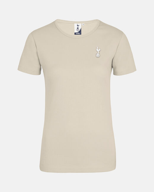 Spurs Womens Essential Crew Neck Stone T-Shirt