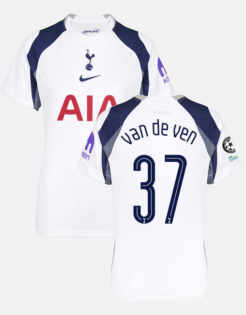 Micky van de Ven Womens Stadium Club Tottenham Hotspur Home Shirt 2025/26