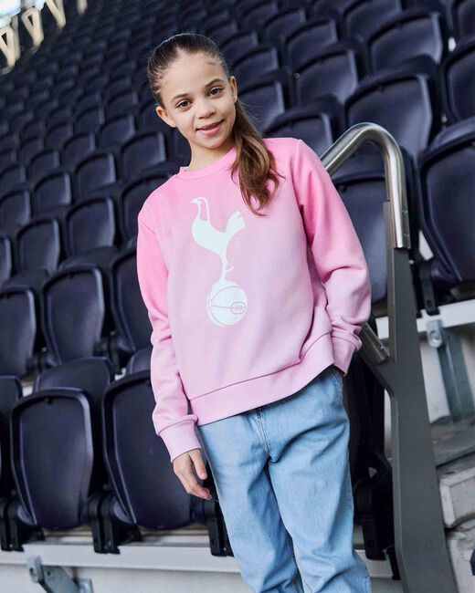 Spurs Kids Cockerel Glitter Ombre Sweatshirt