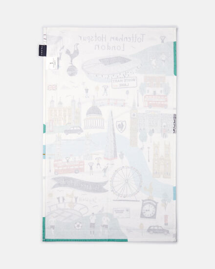 Spurs London Map Tea Towel