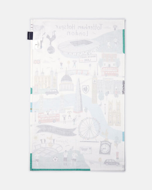 Spurs London Map Tea Towel
