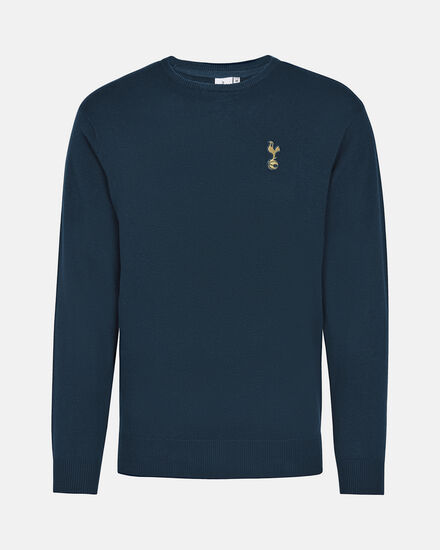 Spurs Mens Dark Teal Cotton Jumper