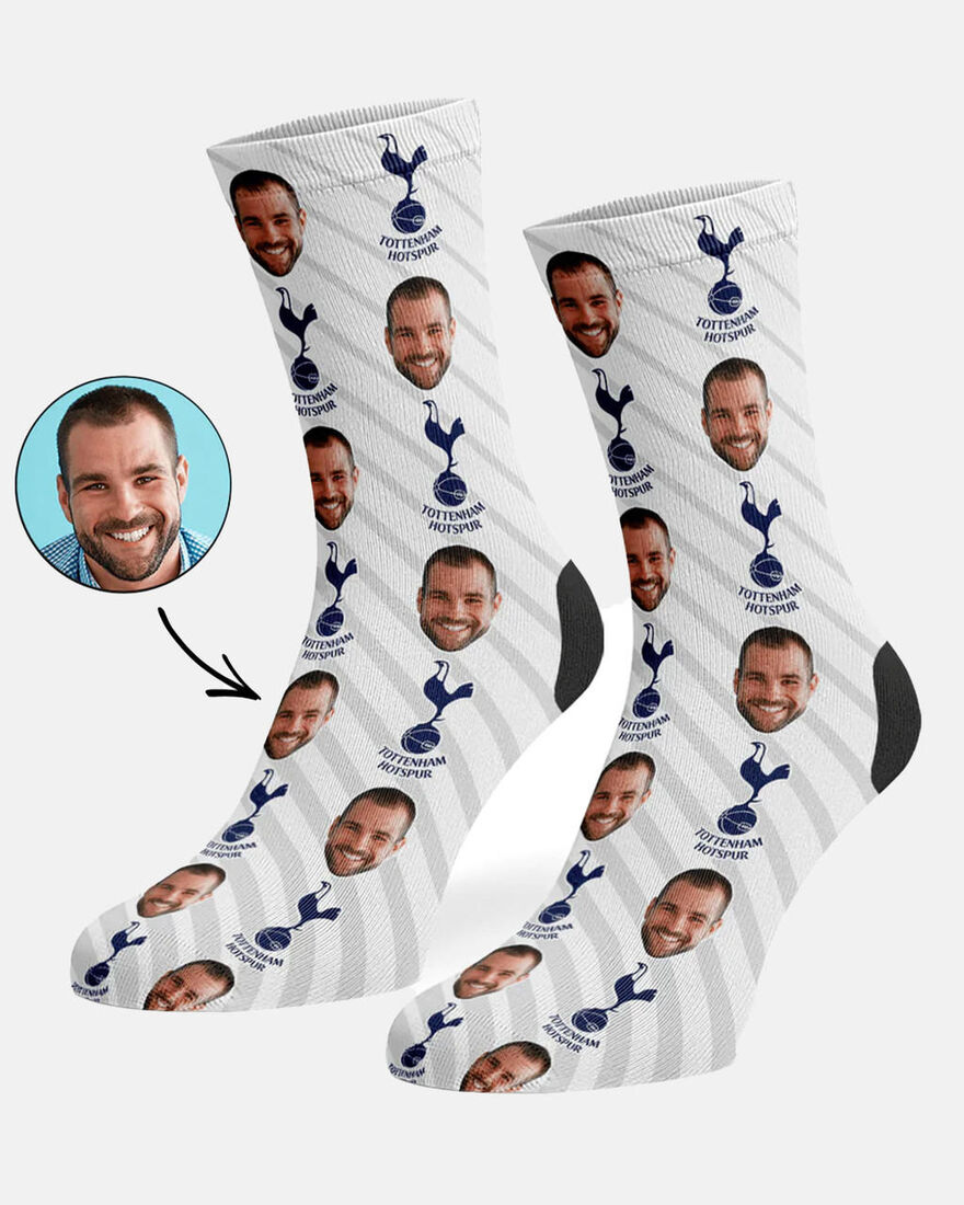 Spurs Personalised Crest Socks