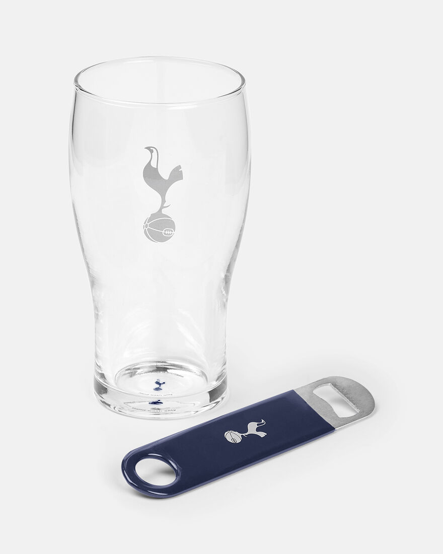 Spurs Boxed Pint & Bottle Opener Set