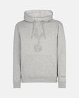 Spurs Mens 3D Raised Crest Print Grey Hoodie