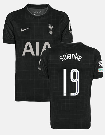 Dominic Solanke Mens Stadium Club Tottenham Hotspur Away Shirt 2025/26