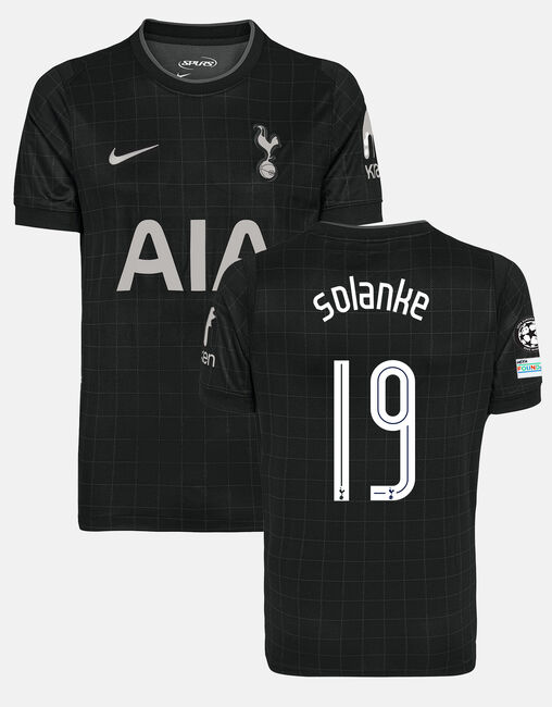 Dominic Solanke Mens Stadium Club Tottenham Hotspur Away Shirt 2025/26