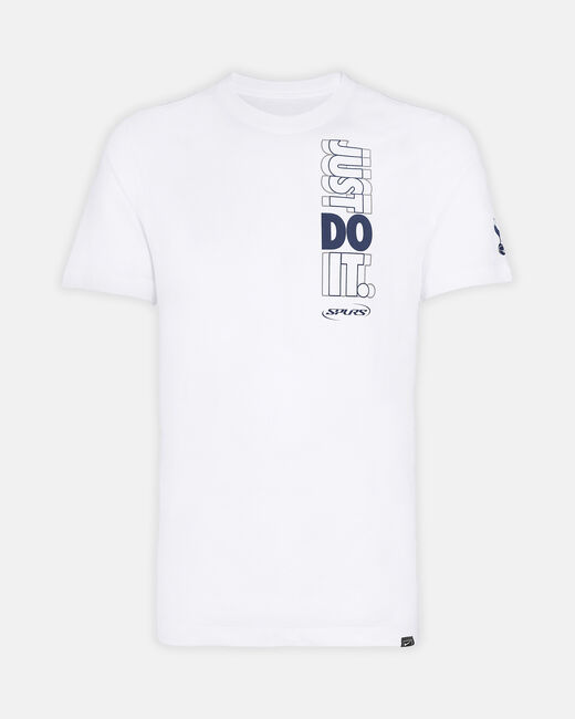 Spurs Nike Mens White Just Do It T-Shirt 2025/26