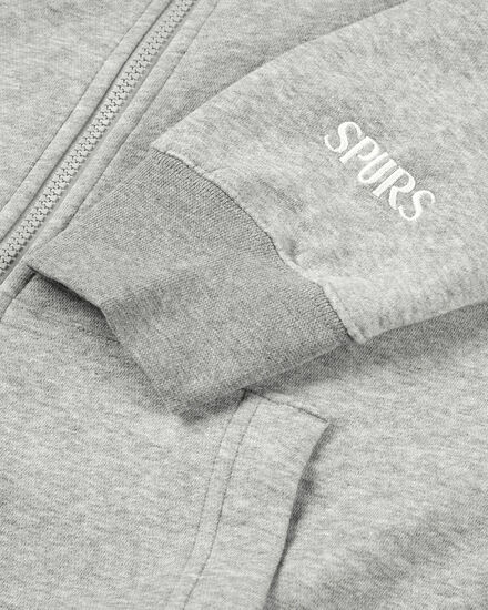 Spurs Nike Mens Grey Club Zip Hoodie