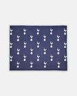 Spurs Crest Navy Fleece Blanket