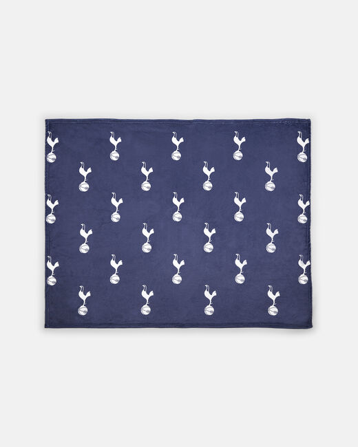 Spurs Crest Navy Fleece Blanket