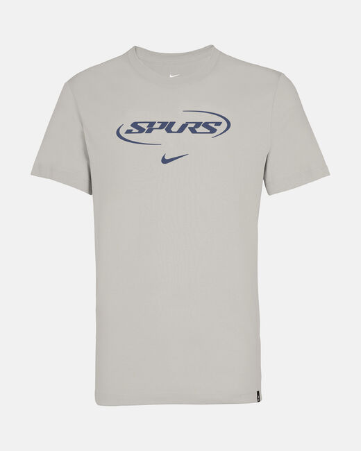 Spurs Nike Mens Grey 'Spurs' T-Shirt 2025/26