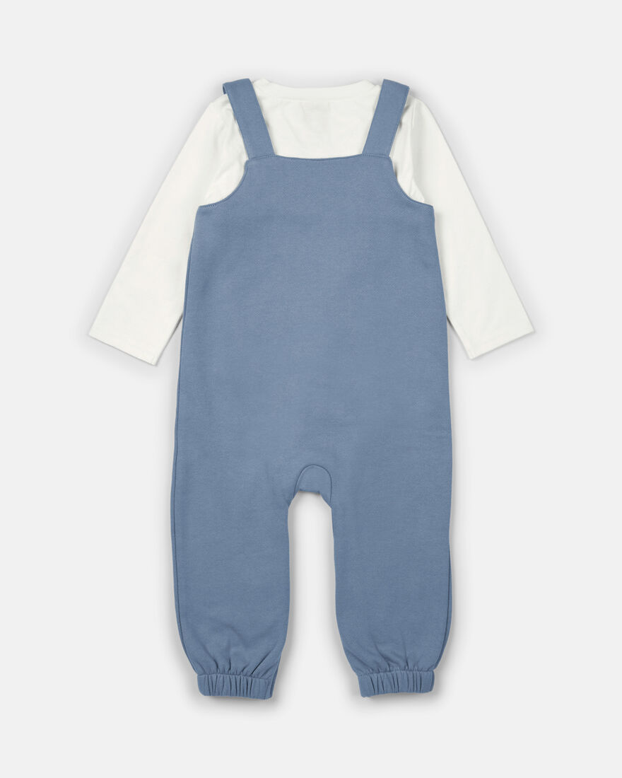 Spurs Baby Blue Dungaree Set