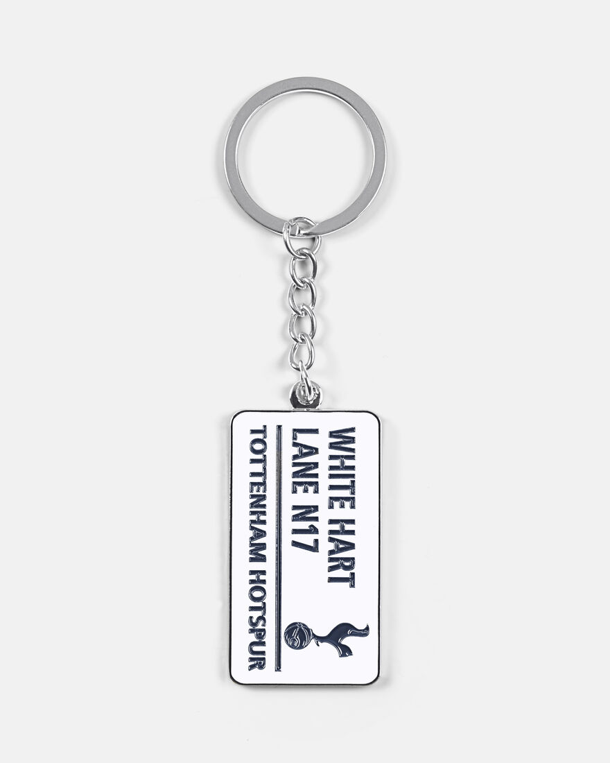 Spurs White Hart Lane Street Sign Keyring