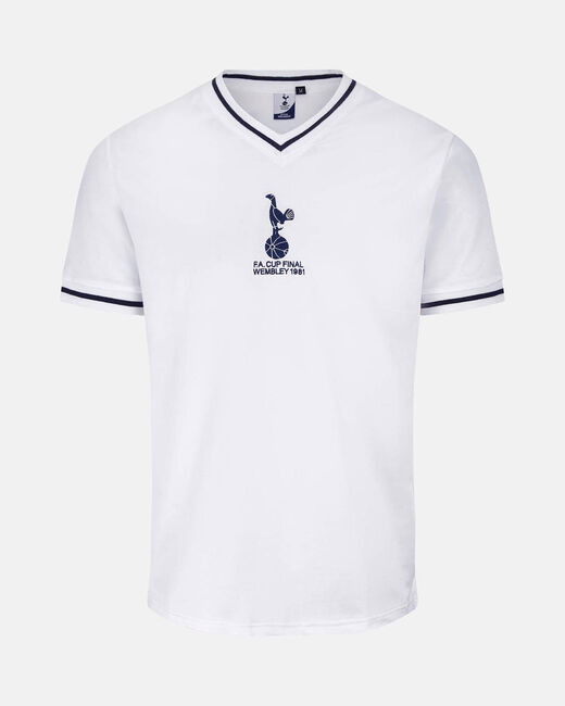Spurs Retro Mens 81 Home FA Cup Final Shirt