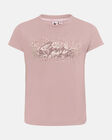 Spurs Kids Sequin Pink T-Shirt