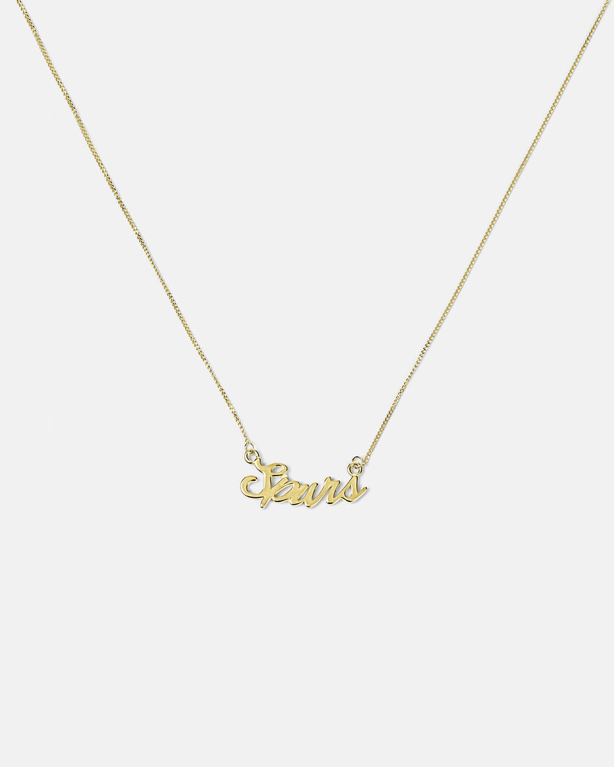 Spurs Adult 18ct Gold Plated Necklace