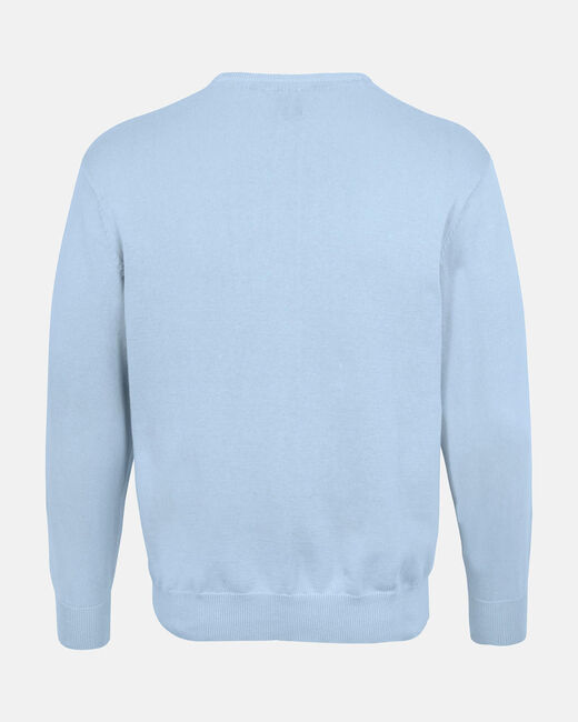 Spurs Mens Light Blue Crew Neck Cotton Jumper