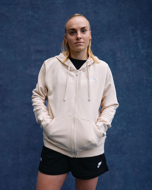 Spurs Nike Womens Sand Club Zip Hoodie