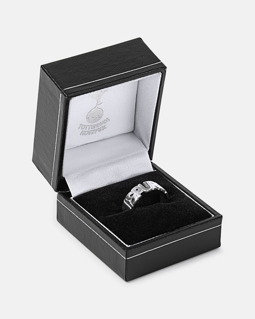 Spurs Adult Sterling Silver Text Ring