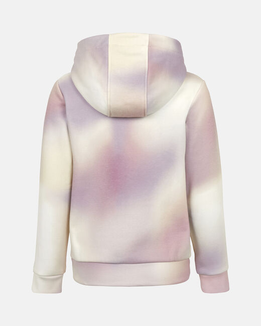 Spurs Kids Tie Dye Pink Zip Through Hoodie
