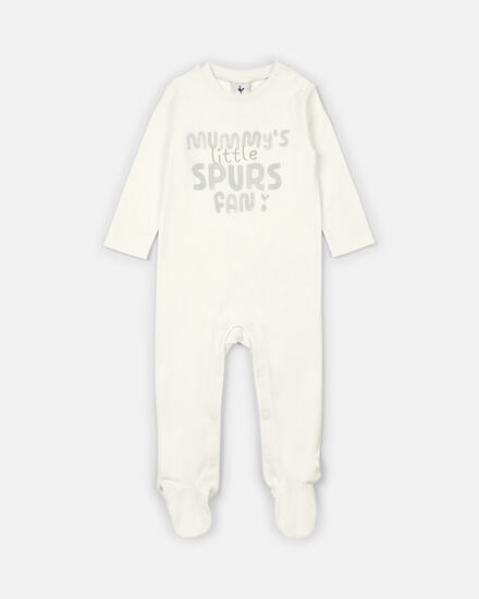 Spurs Baby Mummys Little Spurs Fan Sleepsuit