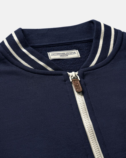Spurs Mens Navy Contrast Panel Jacket
