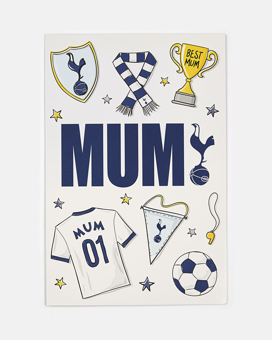 Spurs Mum Greetings Card