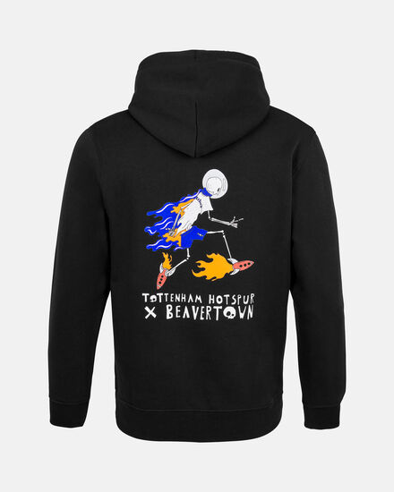Spurs x Beavertown Adult Back Print Black Hoodie