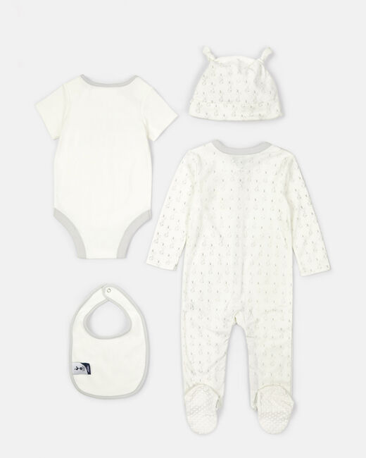 Spurs Baby Cream Born Spurs 4 Piece Set
