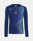 Spurs Nike Mens Navy Third Long Sleeve Warm Up T-Shirt 2025/26