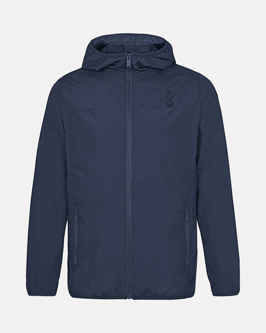 Spurs Mens Navy Shower Jacket