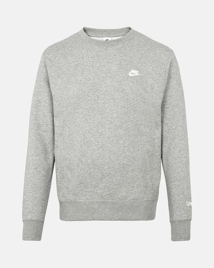 Spurs Nike Mens Grey Club Sweatshirt Crew