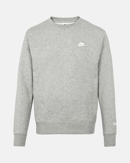 Spurs Nike Mens Grey Club Sweatshirt Crew