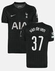 Micky van de Ven Mens Stadium Club Tottenham Hotspur Away Shirt 2025/26