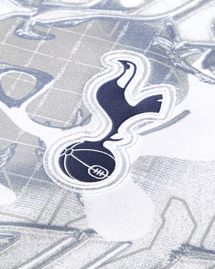 Spurs Nike Womens White And Grey Warm Up T-Shirt 2025/26