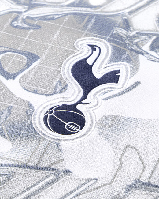 Spurs Nike Womens White And Grey Warm Up T-Shirt 2025/26