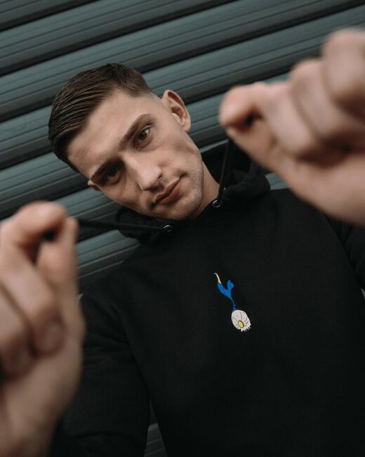 Spurs x Beavertown Adult Back Print Black Hoodie