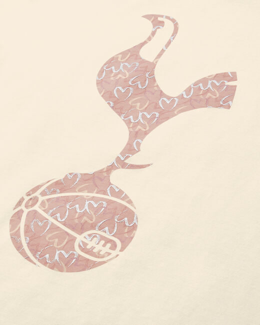 Spurs Kids Cockerel Hearts T-Shirt