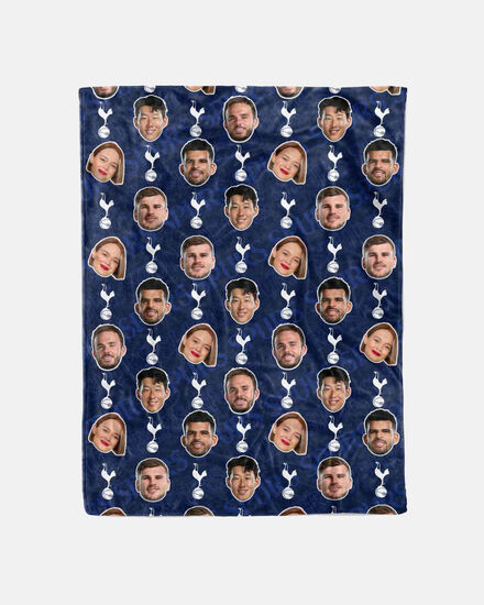 Spurs Player Personalised Blanket