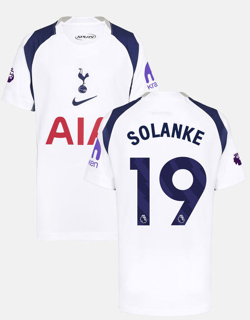 Dominic Solanke Youth Stadium Premier League Tottenham Hotspur Home Shirt 2025/26