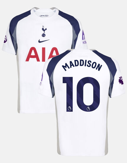 James Maddison Mens Stadium Premier League Tottenham Hotspur Home Shirt 2025/26