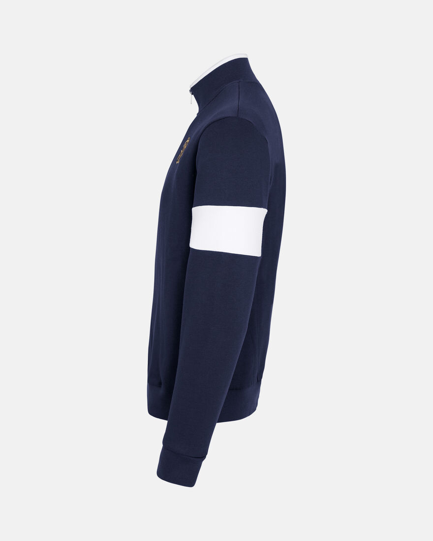 Spurs Mens THFC Gold Embroidered Zip Sweatshirt